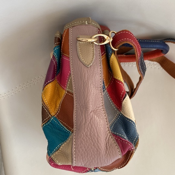 New Handmade Patchwork Hand-Crossbody Bag - Picture 2 of 8